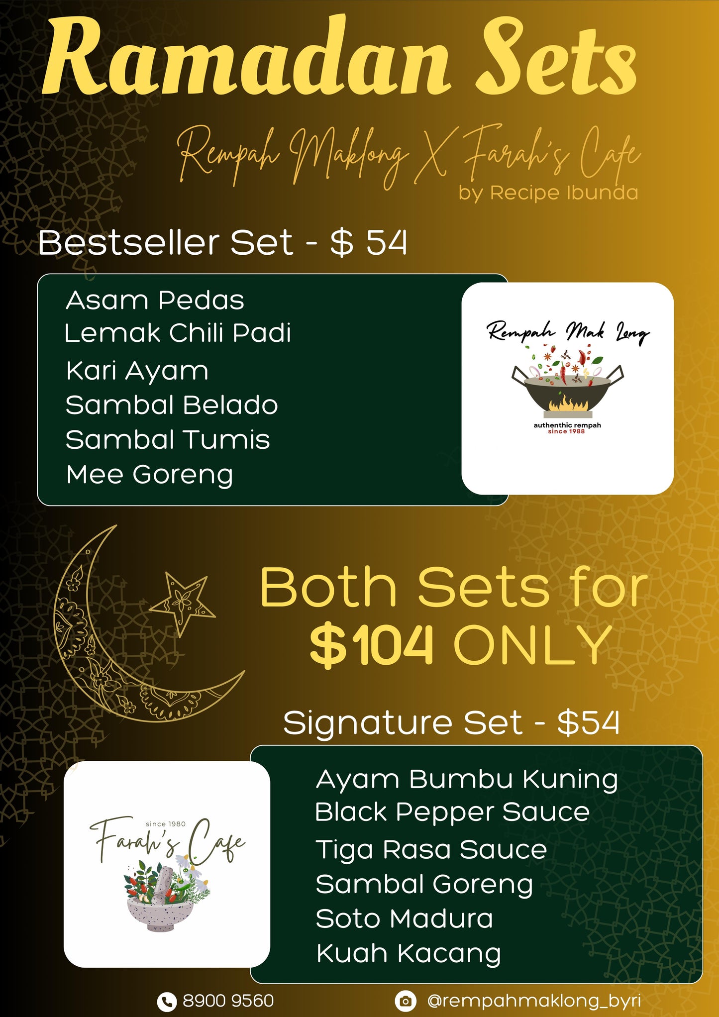 Ramadan Sets @104 Only (Bestseller + Signature Set)