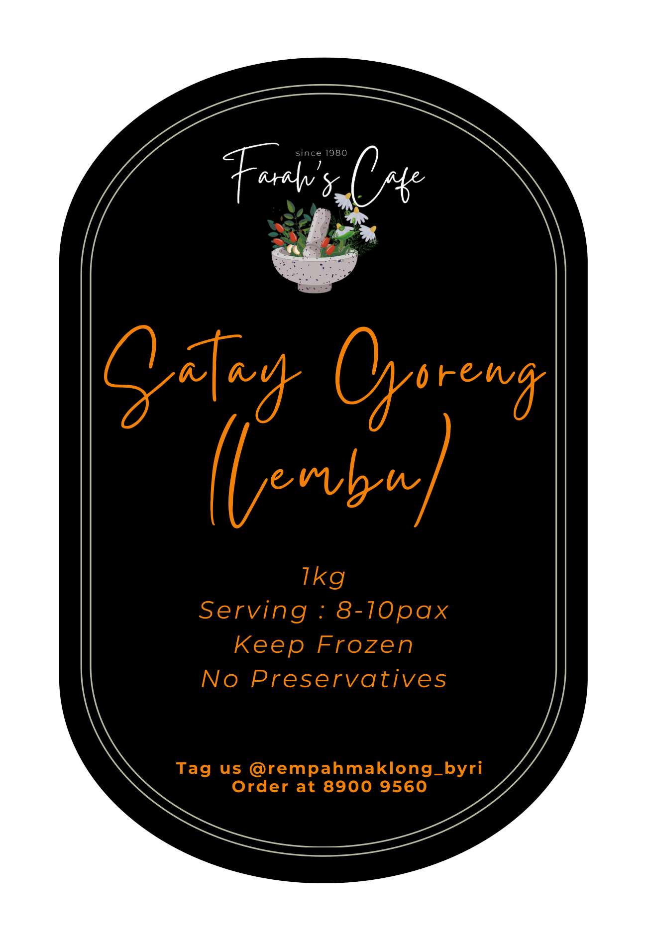 Satay Goreng (Lembu)