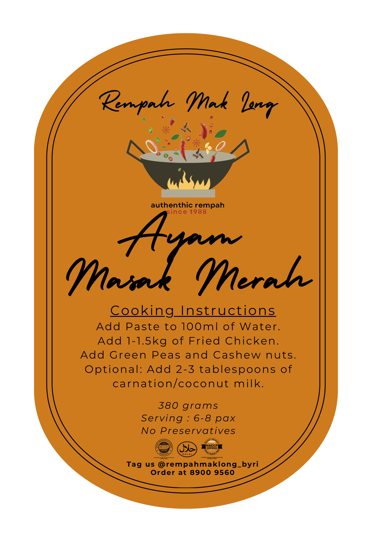 Ayam Mason Merah