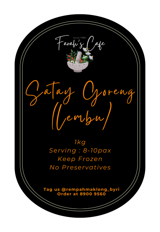 Satay Goreng (Lembu)